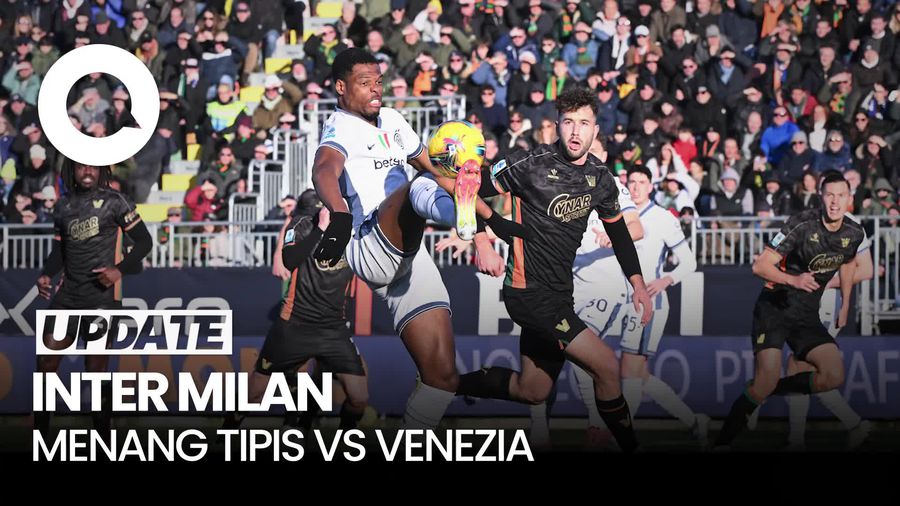 Video: Venezia Vs Inter, Nerazzurri Menang Berkat Gol Tunggal Gol Tunggal Darmian
