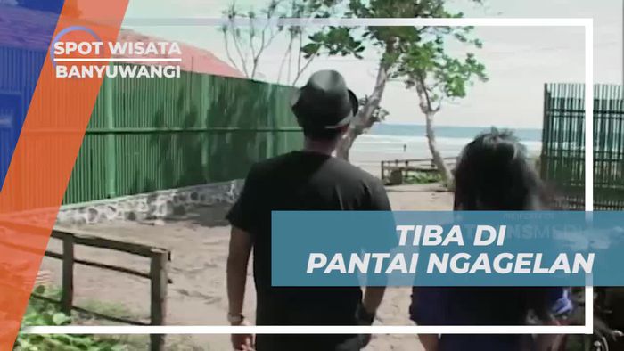 Menjejakkan Kaki di Pantai Ngagelan yang Menawan, Banyuwangi