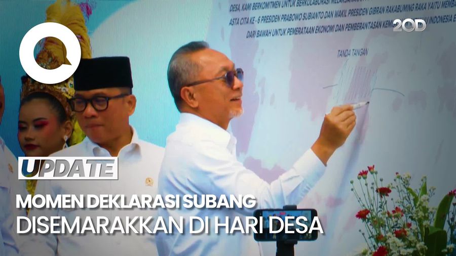 Deklarasi Subang Semarakkan Peringatan Hari Desa
