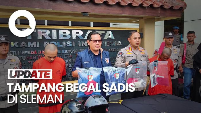 Video Pukuli Korban Pakai Bambu, Duo Begal Sadis di Sleman Ditangkap