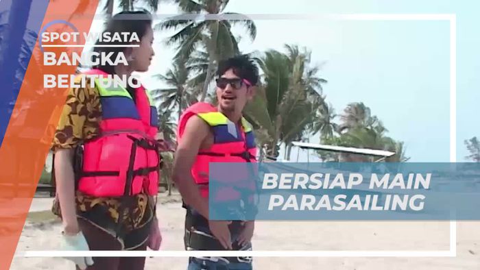 Bersiap Memacu Adrenalin dengan Parasailing di Bangka, Bangka Belitung