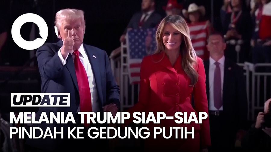 Video: Persiapan Melania Trump Sebelum Kembali Lagi ke Gedung Putih