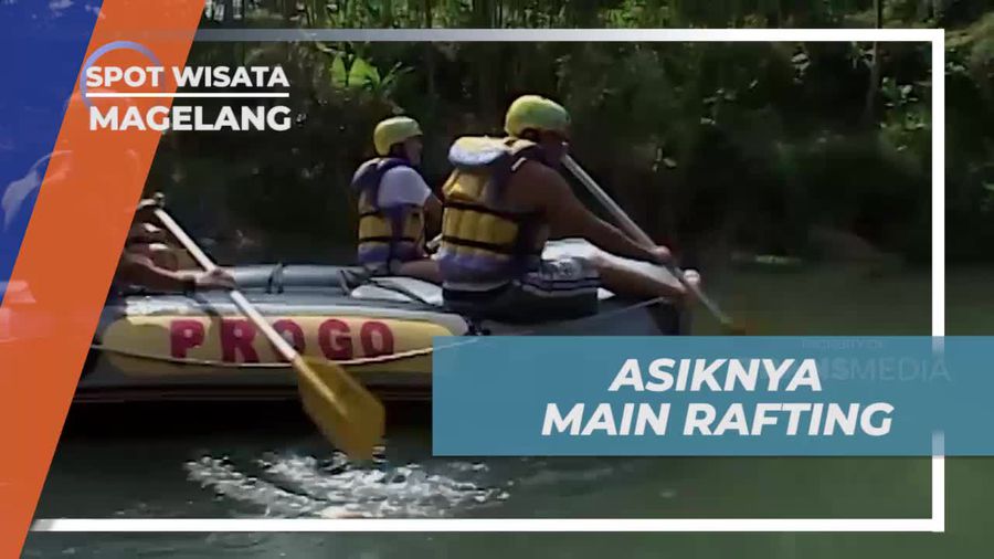 Bergembira Menyusuri Sungai dengan Rafting di Magelang