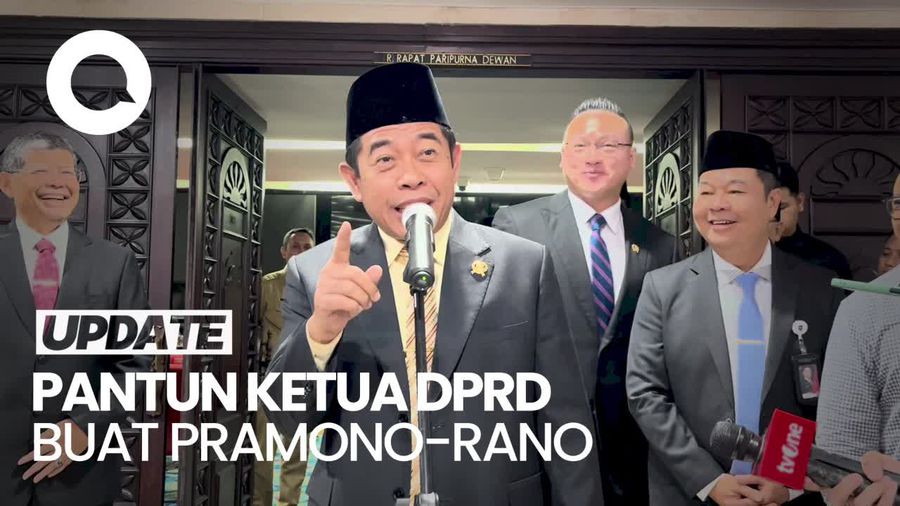 Video Pantun untuk Pramono-Rano dari Ketua DPRD Jakarta