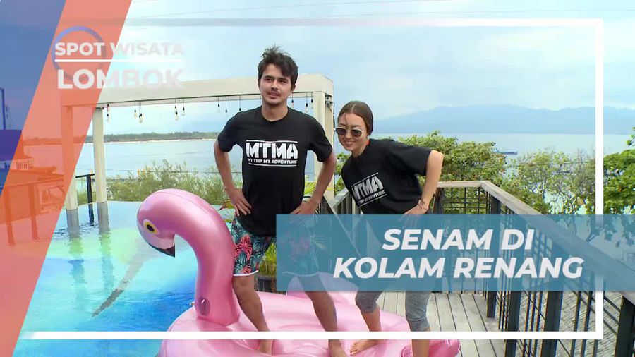 Bersenang-senang di Kolam Renang dengan Pemandangan Indah di Lombok