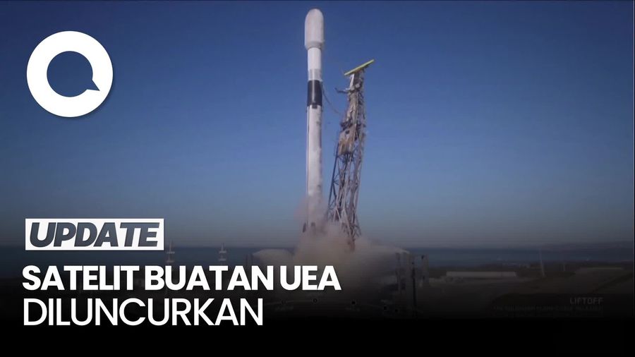 Video: Momen Peluncuran Satelit Buatan Uni Emirat Arab ke Luar Angkasa