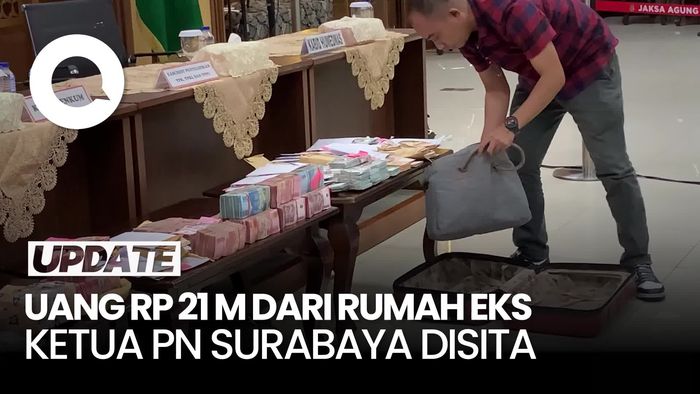 Video: Kejagung Sita Uang Rp 21 M Usai Geledah Rumah Eks Ketua PN Surabaya