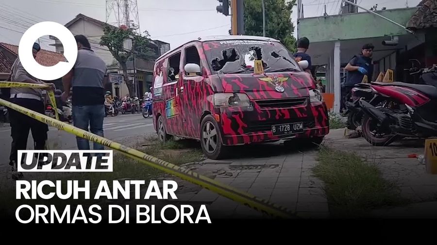 Video Ricuh Antar Ormas di Blora: 1 Mobil dan 3 Motor Rusak 