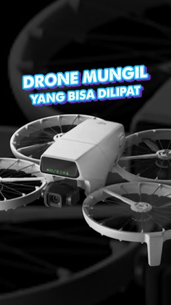 Video DJI FLip Rilis, Drone Lipat yang Asyik Buat Traveling