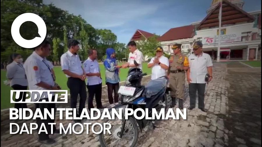 Video: Senyum Lebar Bidan Polman Dapat 3 Motor Seusai 2 Kali Kena Prank