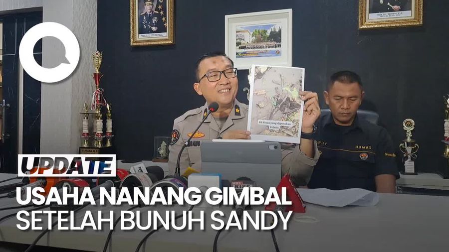 Video: Hilangkan Jejak dari Polisi, Nanang Gimbal Kabur dan Potong Rambut