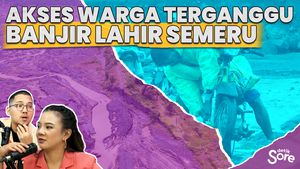 Jembatan Warga Tertutup Akibat Banjir Lahar