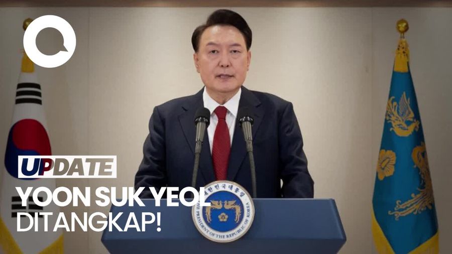 Video Presiden Korsel Yoon Suk Yeol yang Dimakzulkan Ditangkap!