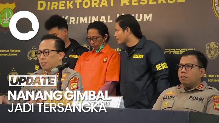 Video: Nanang Gimbal Pembunuh Sandy Permana Kini Berbaju Tahanan