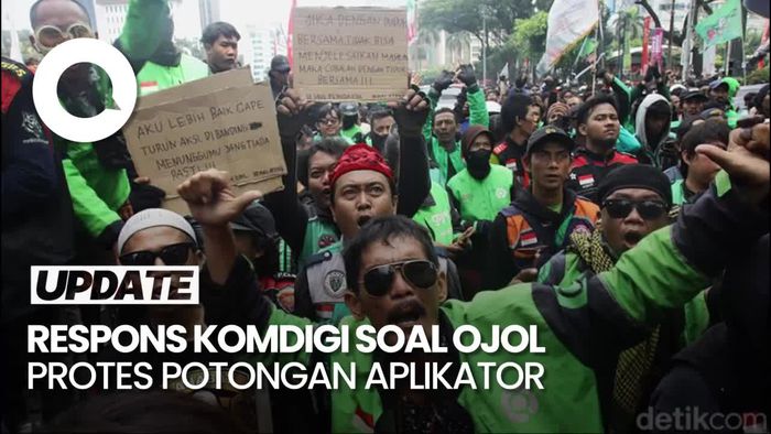 Video: Keluhan Ojol soal Potongan Aplikator 30 Persen, Ini Kata Komdigi