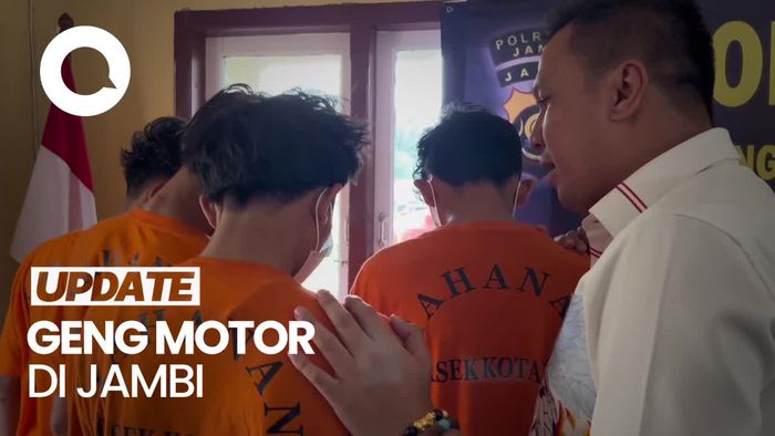 Video: Tampang 4 Pelaku Pelemparan Batu ke Remaja di Jambi
