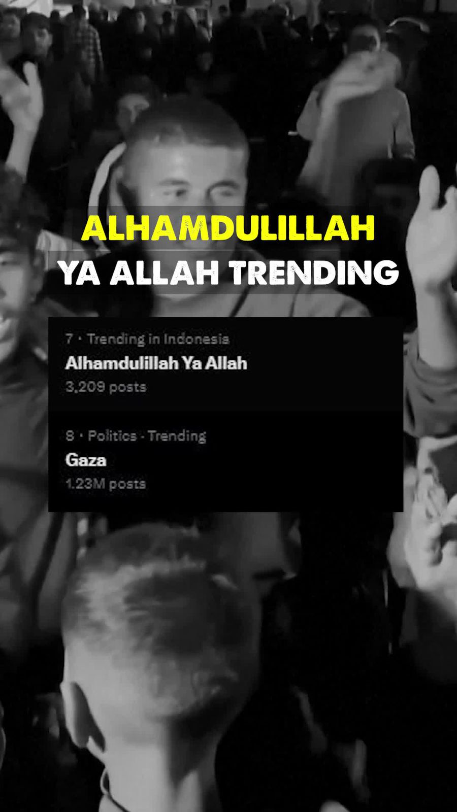 Video Warganet soal Hamas-Israel Gencatan Senjata: Alhamdulillah Ya Allah