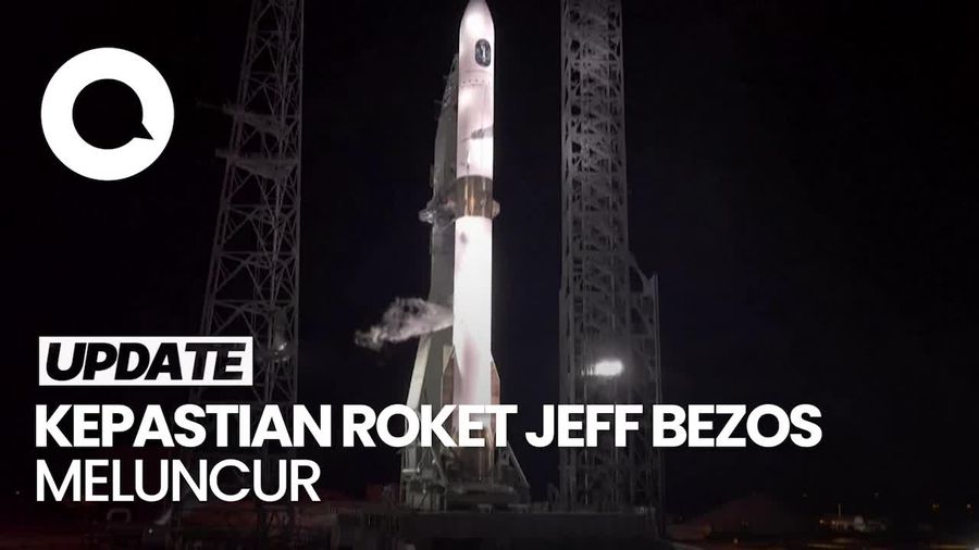 Video: Menanti Kepastian Roket Jeff Bezos Meluncur Perdana