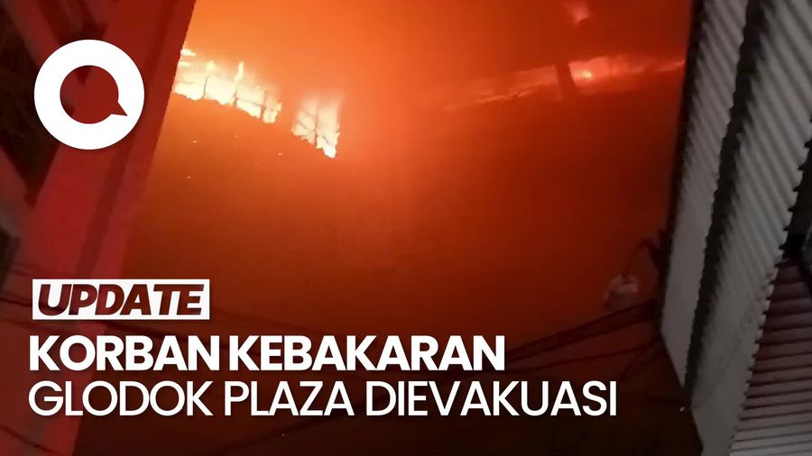 Video: 9 Orang yang Terjebak Kebakaran di Glodok Plaza Berhasil Dievakuasi 