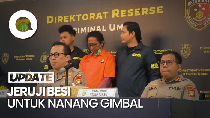 Video: Nanang Gimbal Pembunuh Sandy Permana Terancam 15 Tahun Bui