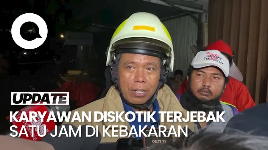 Video: 9 Karyawan Diskotik-Karaoke Sempat Terjebak 1 Jam saat Kebakaran Glodok Plaza