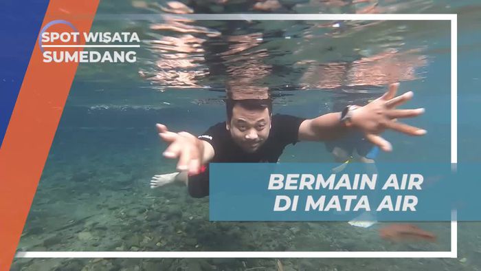 Bermain Air Segar di Mata Air Cipelang, Sumedang dengan Selebriti
