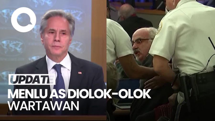 Video: Menlu AS Diolok-olok Wartawan saat Konpers soal Gencatan Senjata di Gaza