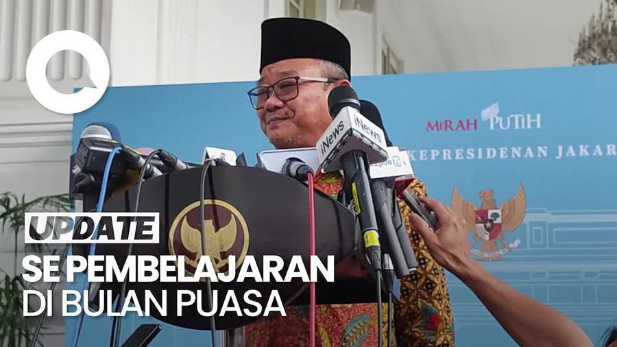 Video: Mendikdasmen Sebut SE Pembelajaran di Bulan Puasa Beres Pekan Depan