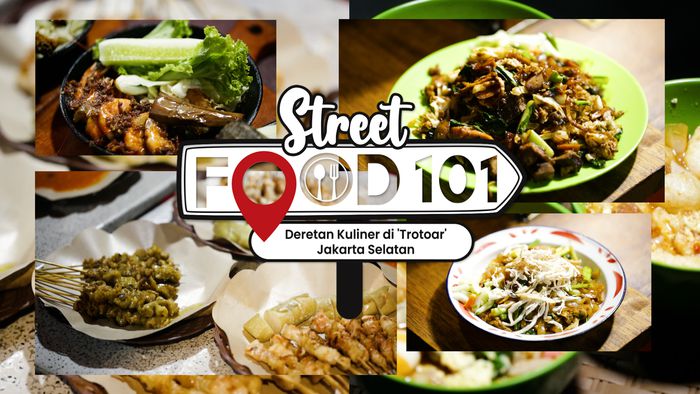 Deretan Kuliner di Trotoar Jakarta Selatan