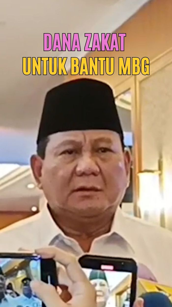 Video Respons Prabowo soal Dana Zakat Bantu MBG