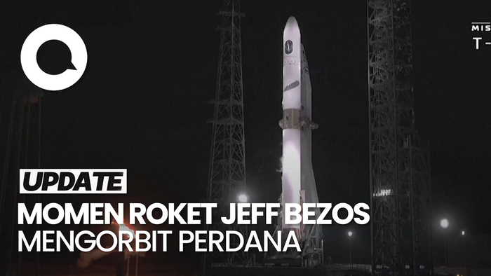 Video: Saingi Elon Musk, Roket New Glenn Jeff Bezos Meluncur Perdana