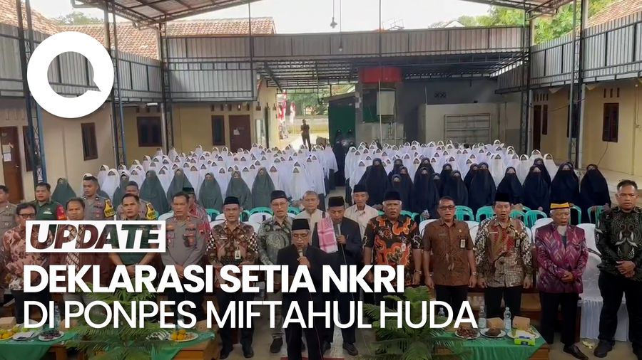 Video Deklarasi Setia NKRI di Ponpes Miftahul Huda Sragen Usai JI Dibubarkan