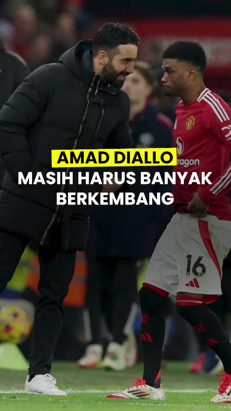 Video Amorim Tak Mau Amad Diallo Terlena Cuma Karena Hat-tricknya