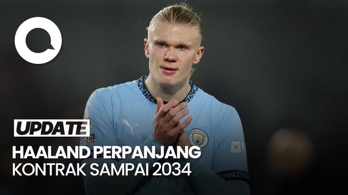 Video Haaland Bisa Bela Man City Sampai Usia 34 Tahun: Super Happy!