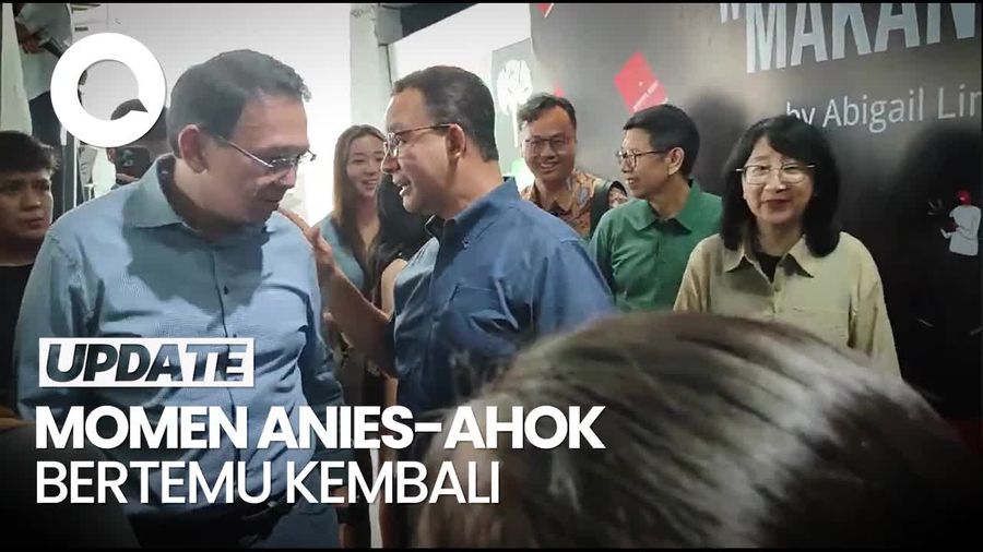 Video: Anies-Ahok Bertemu Kembali di Acara Peluncuran Buku