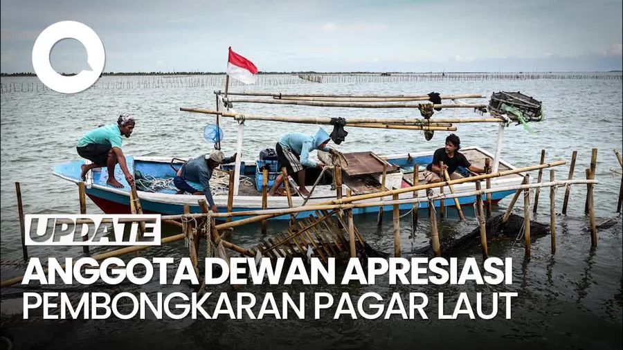 Video: DPR Apresiasi Pagar Laut di Tangerang Dibongkar, Minta Diusut Tuntas
