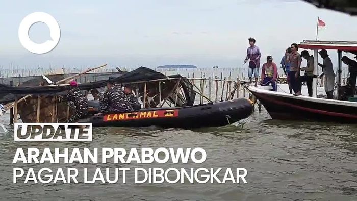 Video: TNI AL Ungkap Arahan Prabowo soal Pembongkaran Pagar Laut di Tangerang