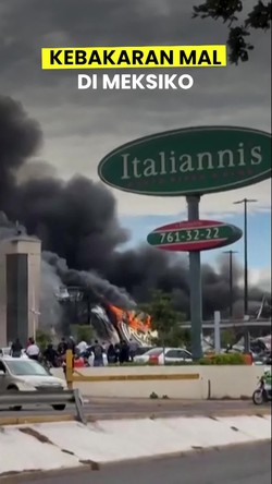 Video: Kobaran Api Melahap Mal dan Tempat Perjudian di Meksiko