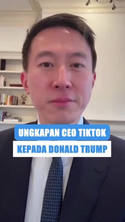 Video CEO TikTok: Terima Kasih Trump untuk Kerja Sama dengan Kami