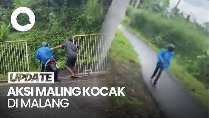 Video Maling Kepergok Warga di Malang: Kabur Tapi Balik Lagi Gegara Motor Ketinggalan