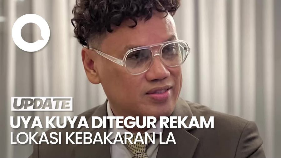 Video: Klarifikasi Uya Kuya soal Viral Ditegur Rekam Lokasi Kebakaran LA