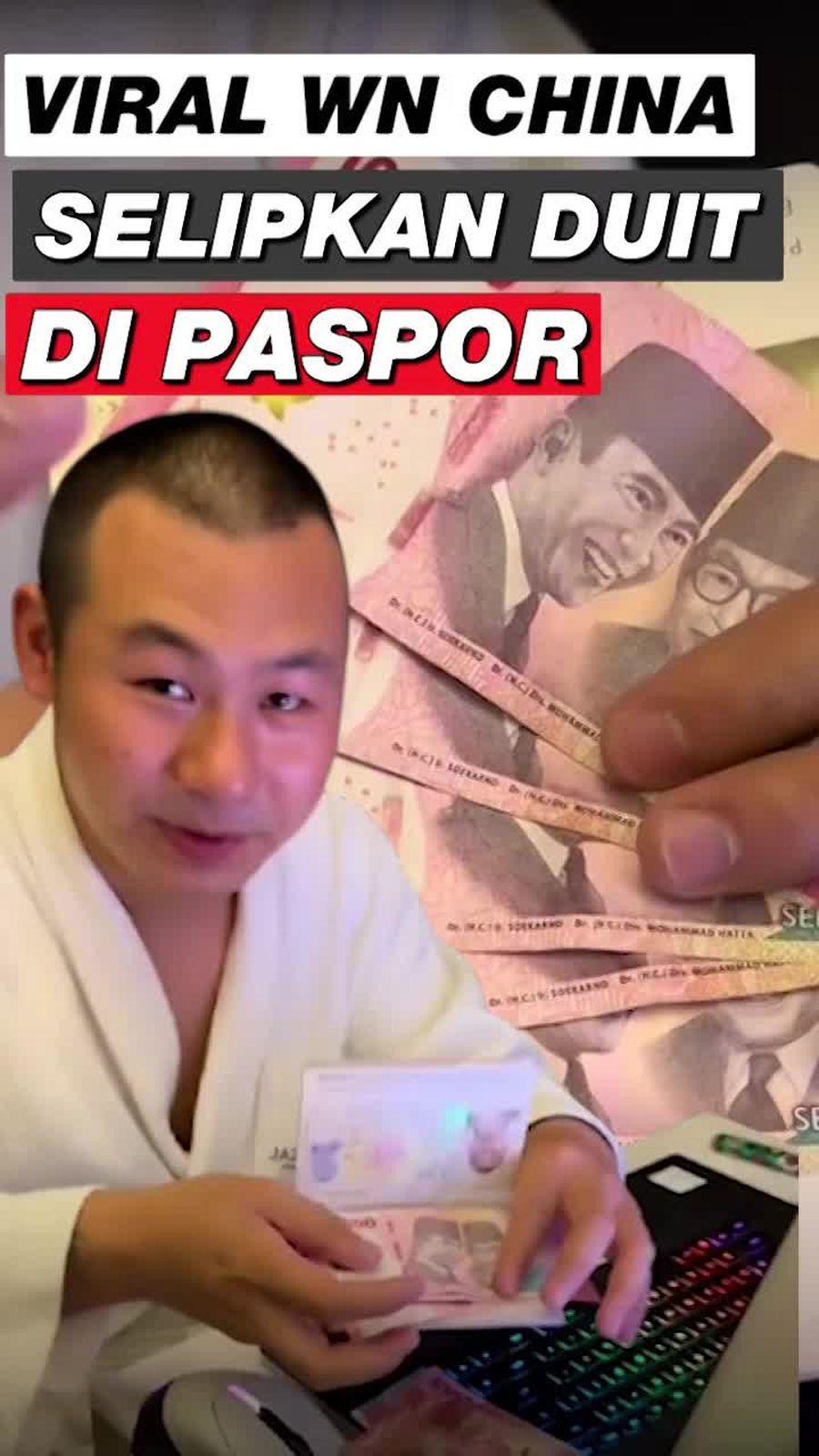 Video Viral WN China Selipkan Duit di Paspor Biar Dapat Jalur Hijau, Imigrasi: Tak Benar