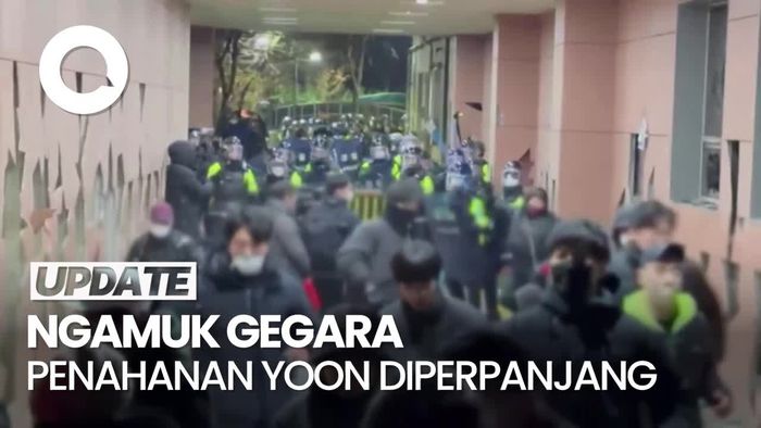 Video Pendukung Presiden Yoon Ngamuk Rusak Pengadilan Korsel, 46 Orang Ditangkap