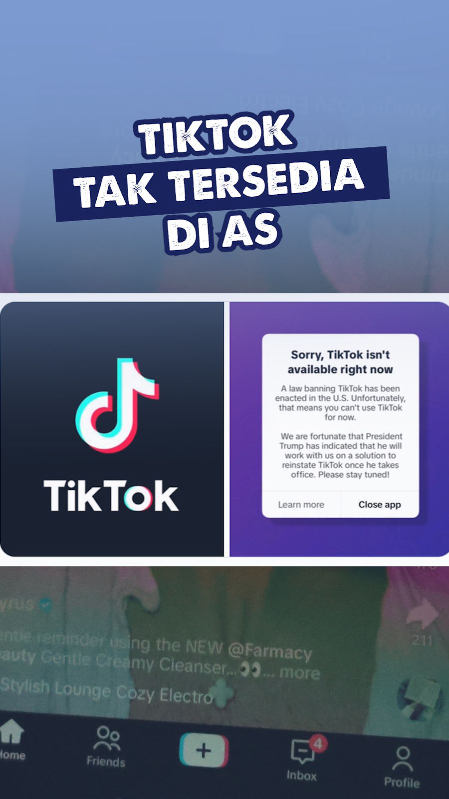 Video: TikTok Dilaporkan Tak Tersedia Lagi di AS