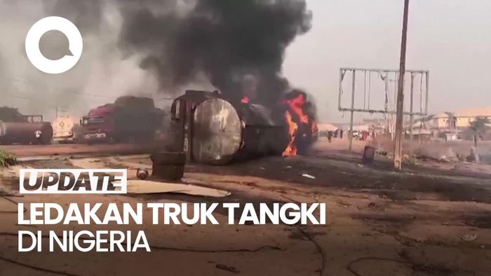 Video 60 Orang Tewas Akibat Truk Tangki Meledak di Nigeria