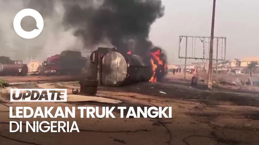Video 60 Orang Tewas Akibat Truk Tangki Meledak di Nigeria