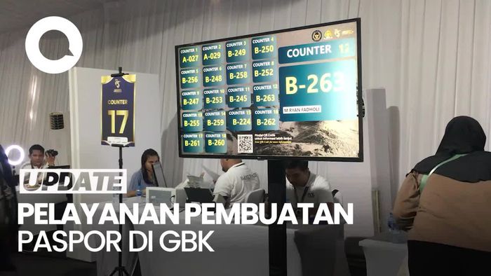 Video Menteri Imipas Cek Pelayanan Bikin Paspor di GBK