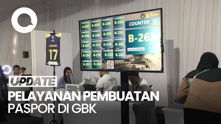 Video Menteri Imipas Cek Pelayanan Bikin Paspor di GBK