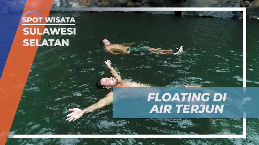 Bersantai dengan Floating di Air Terjun Pungbunga, Sulawesi Selatan