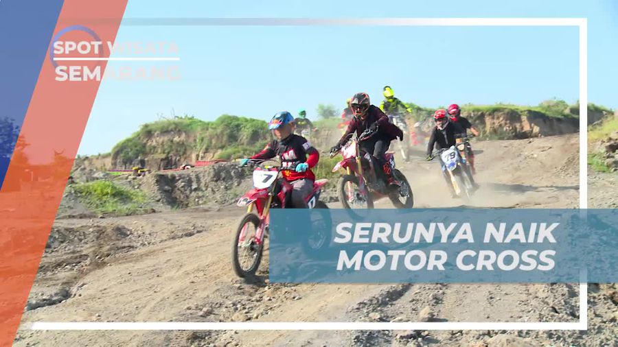 Merasakan Sensasi Menarik Naik Motor Cross di Brown Canyon, Semarang